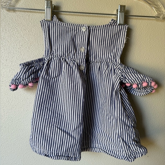 Little Lass Striped Top - Cold Shoulder 4T - Picture 5 of 8